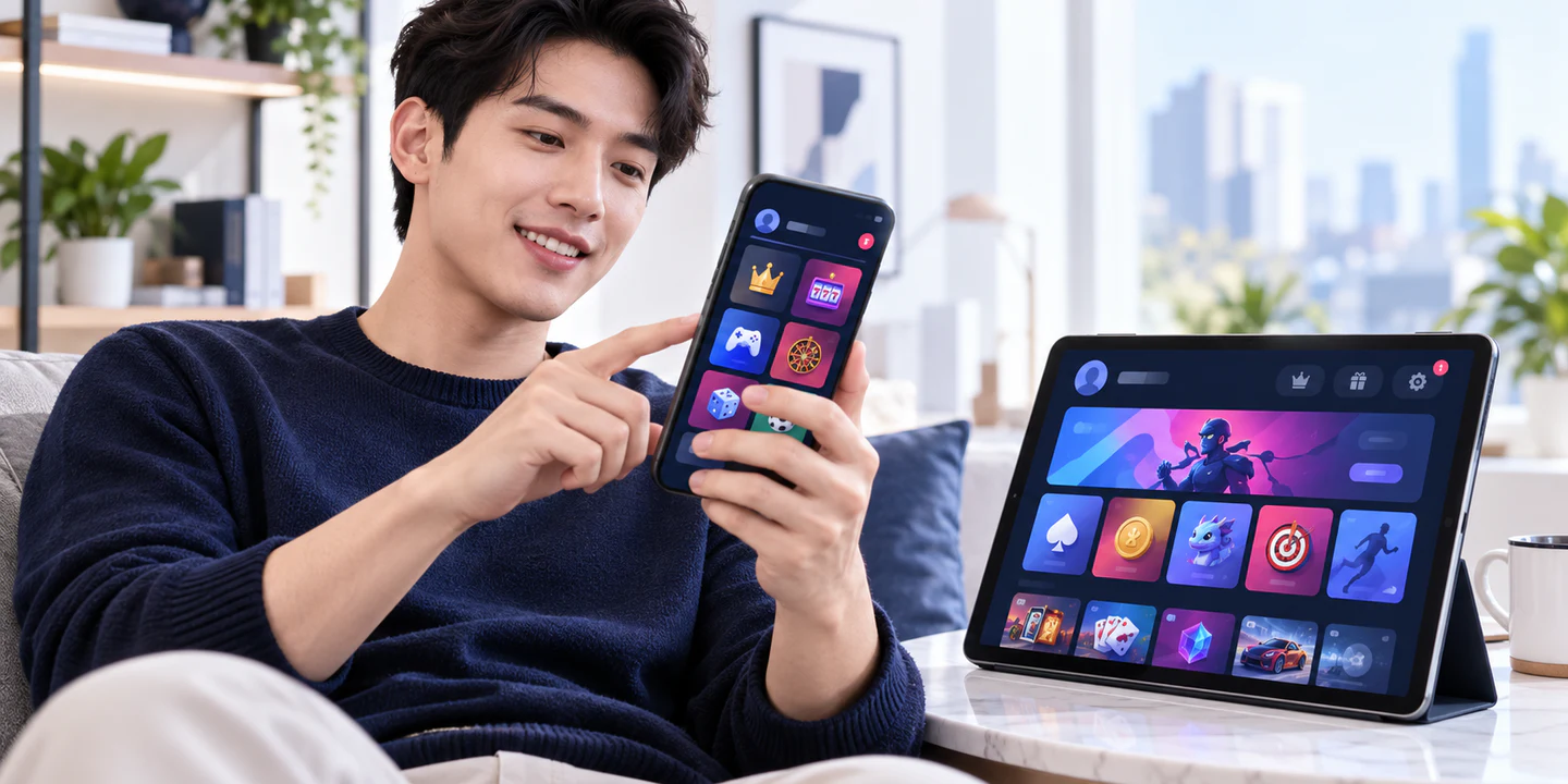 APP GK88: game và tài khoản trên điện thoại khi đặt mức